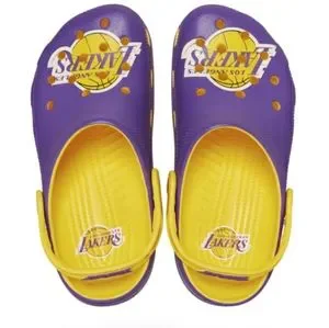 (New) Crocs NBA LA Lakers Clogs (M8/W10) (M12) Los Angeles Lakers Basketball Club Clogs Team Comfortable  main image 4